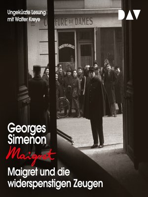 cover image of Maigret und die widerspenstigen Zeugen